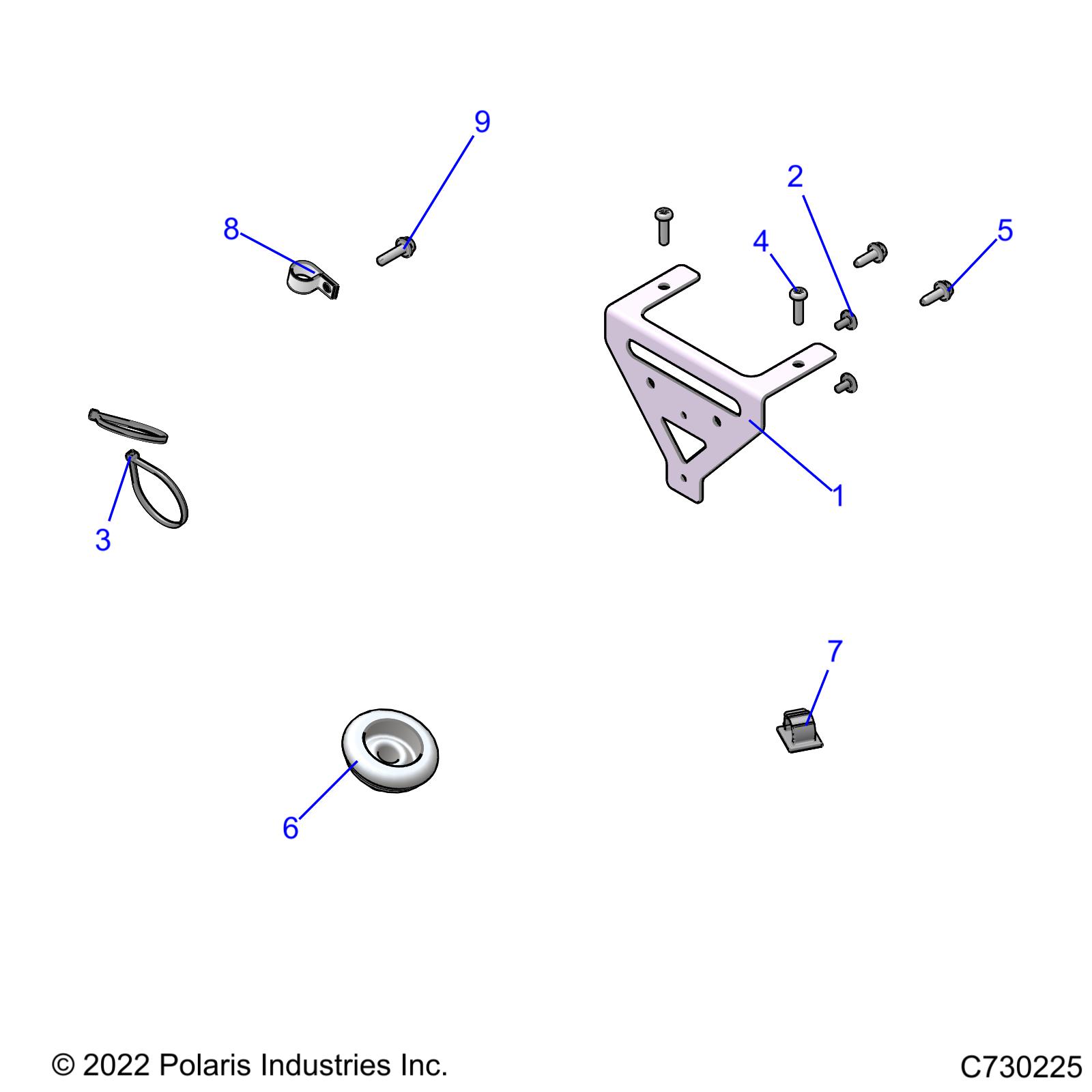 ELECTRICAL, WIRE HARNESS, COMPONANTS - R22MAE57DX (C730225)