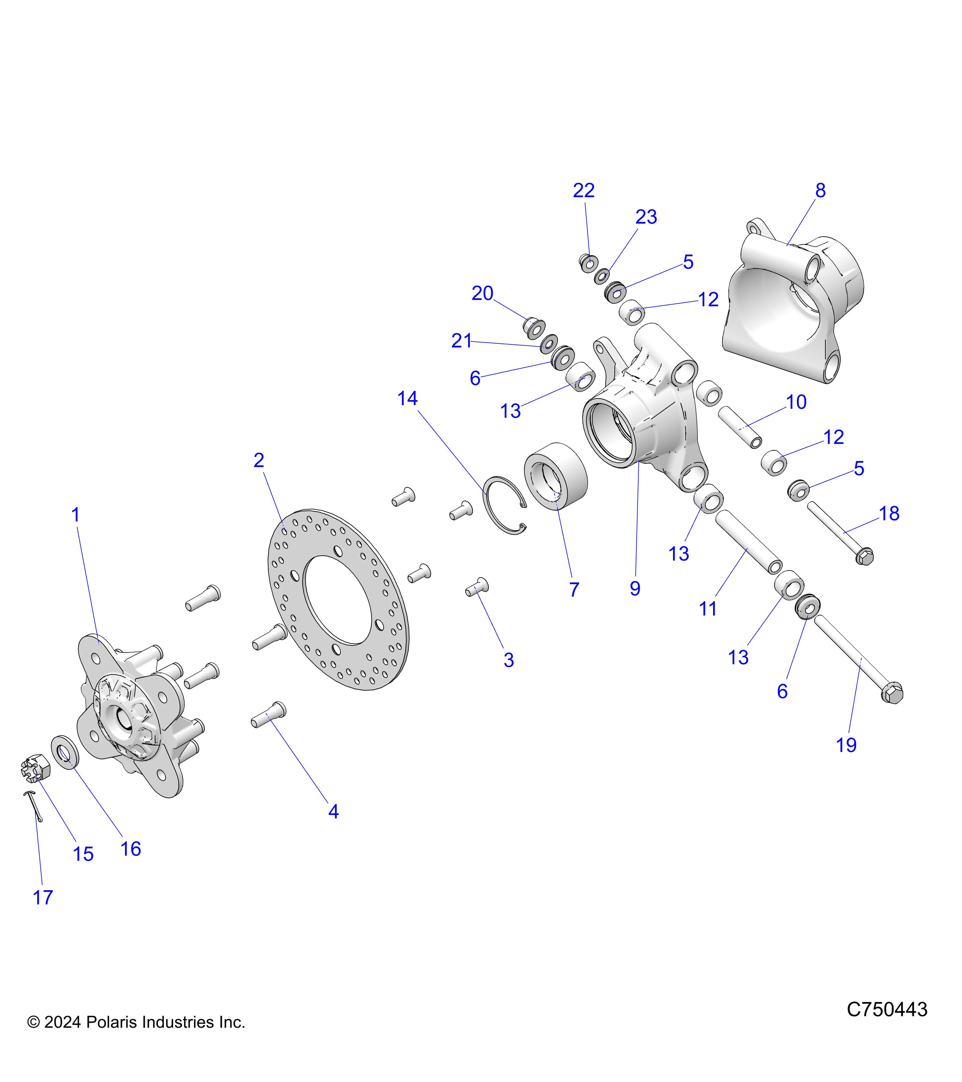 SUSPENSION, REAR CARRIER - Z25ASE99P5 (C701010-4)