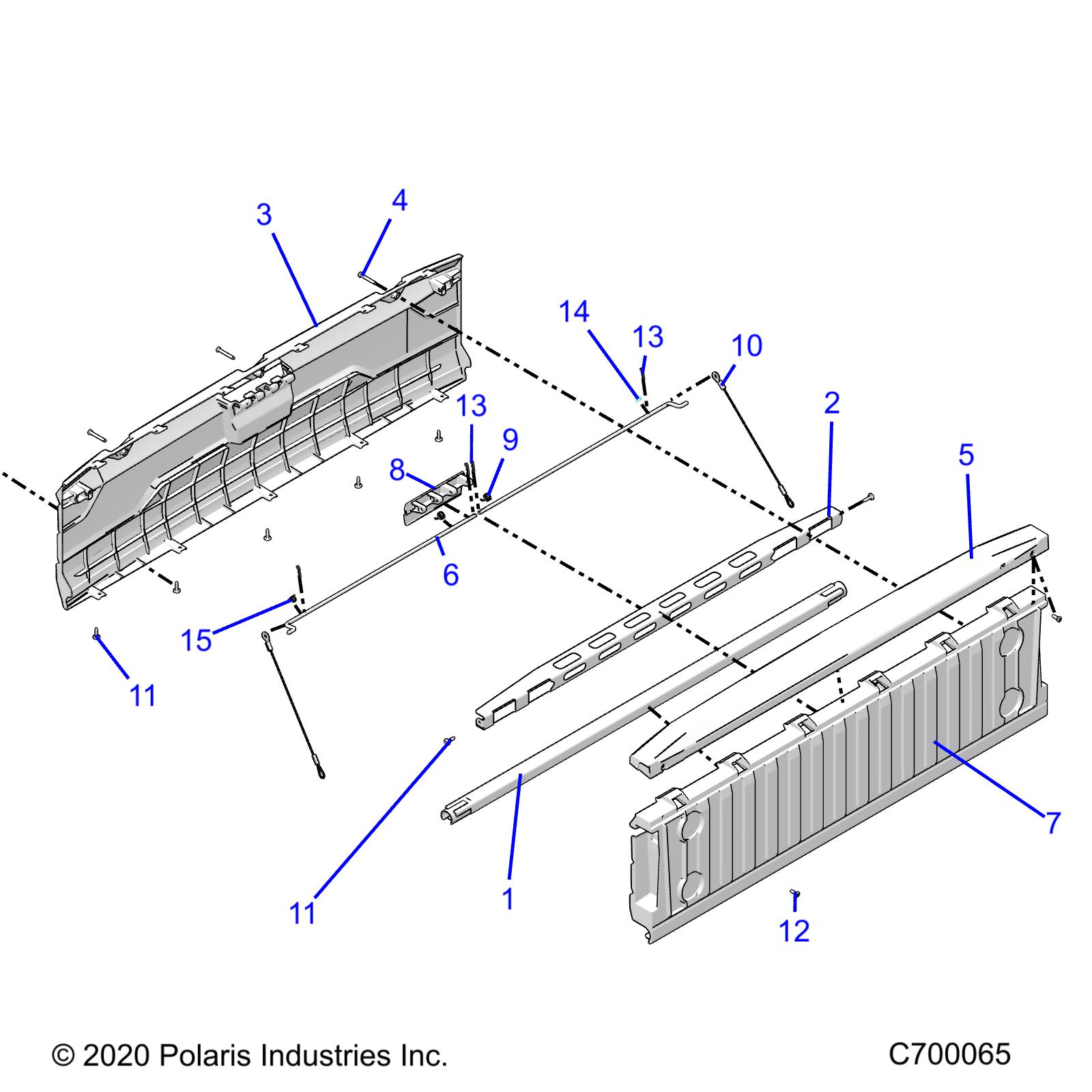 BODY, BOX, TAILGATE - R23TAE99FD/SCD/SFD/SCK (C700065)