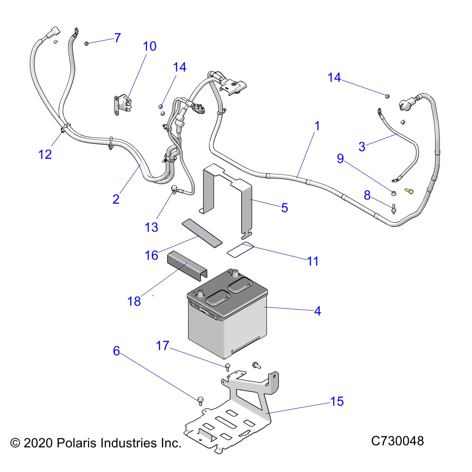 ELECTRICAL, BATTERY - R21RRS99C9/CK/CP/F9/FP/PCW (C730048)