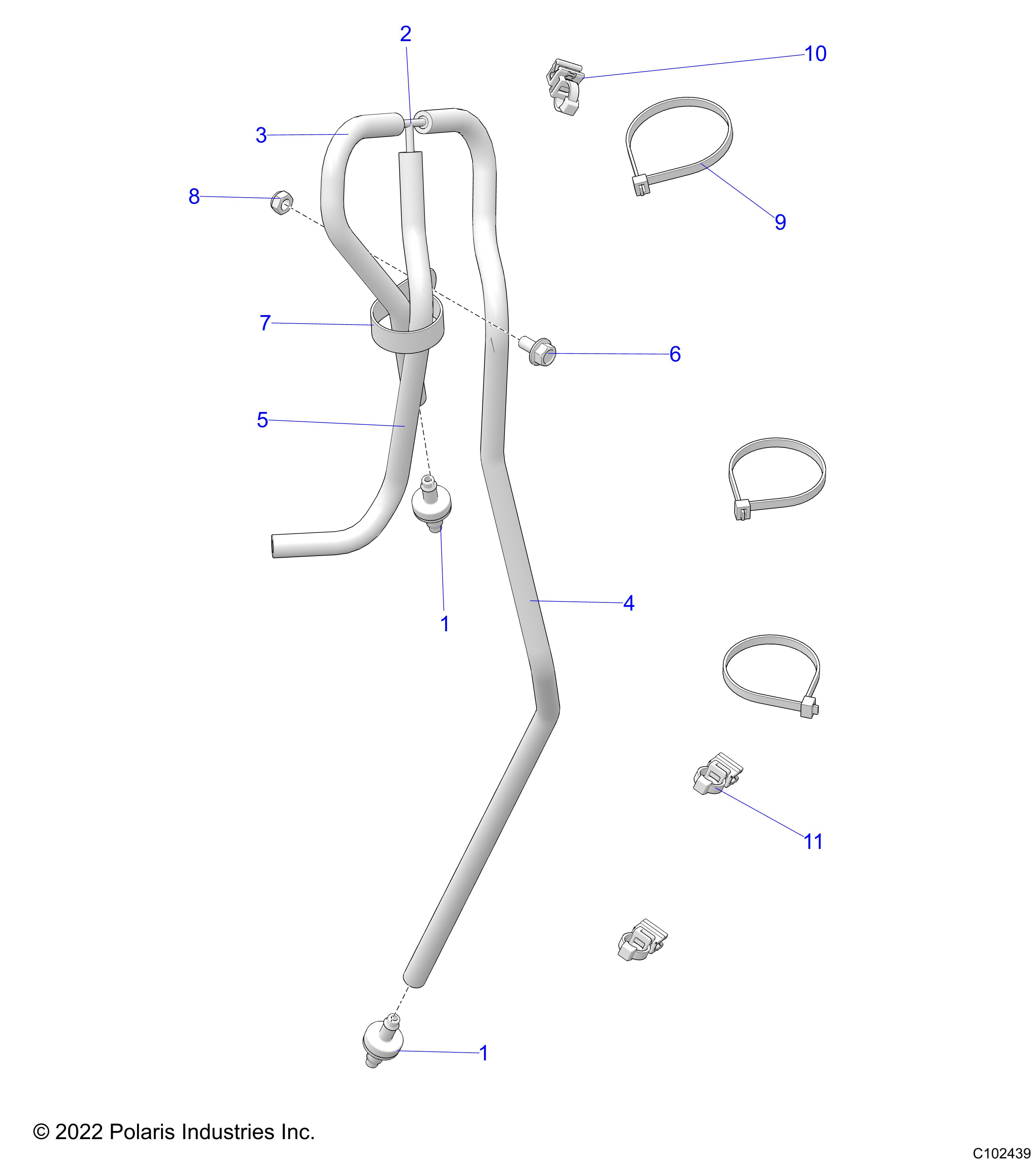 FUEL SYSTEM, FUEL TANK VENTING - A25SVA85A4 (C102439)