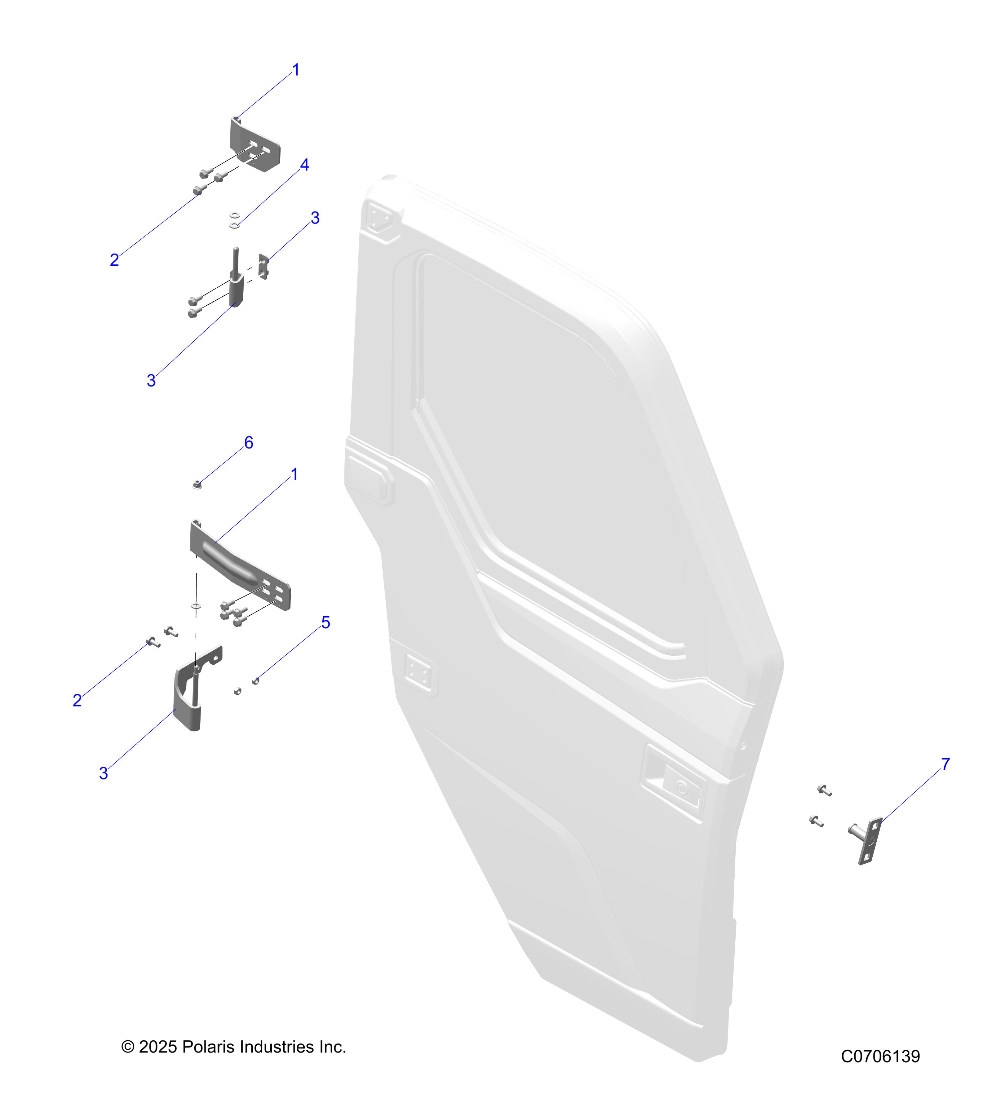 BODY, DOOR, FULL, MOUNTING - R25RRV99AC (C0706139)