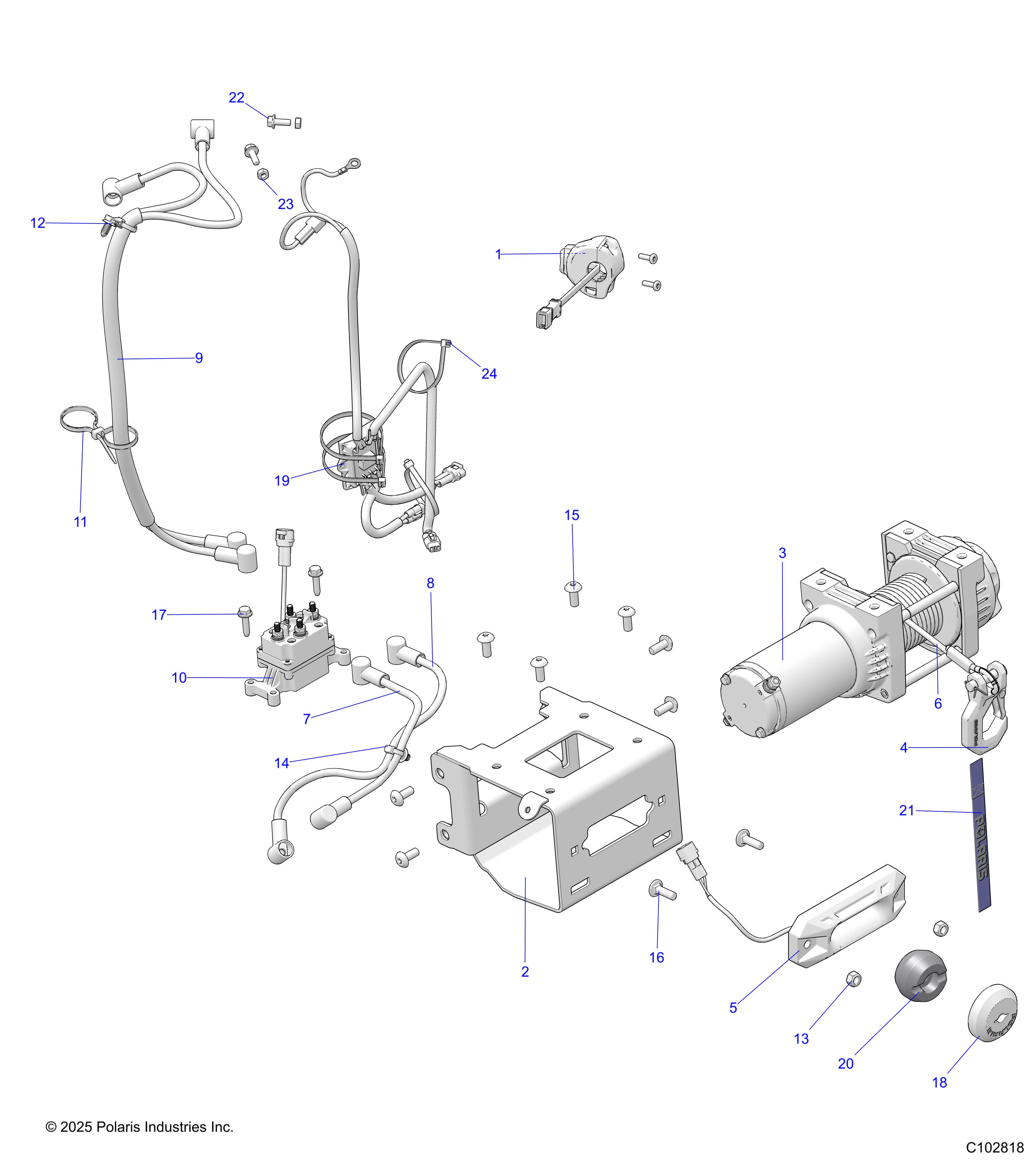 CHASSIS, WINCH - A26SJR57AG (C102818)