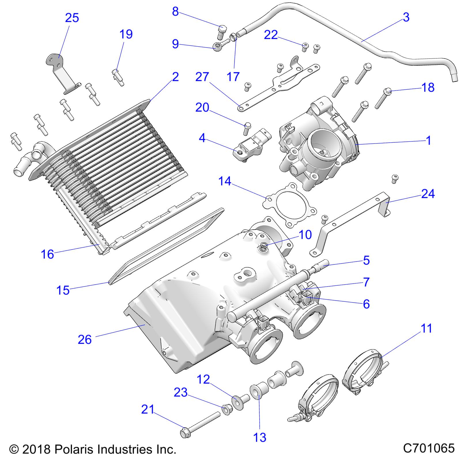 ENGINE, AIR INTAKE MANIFOLD - Z20PAF92AC/LC (C701065)