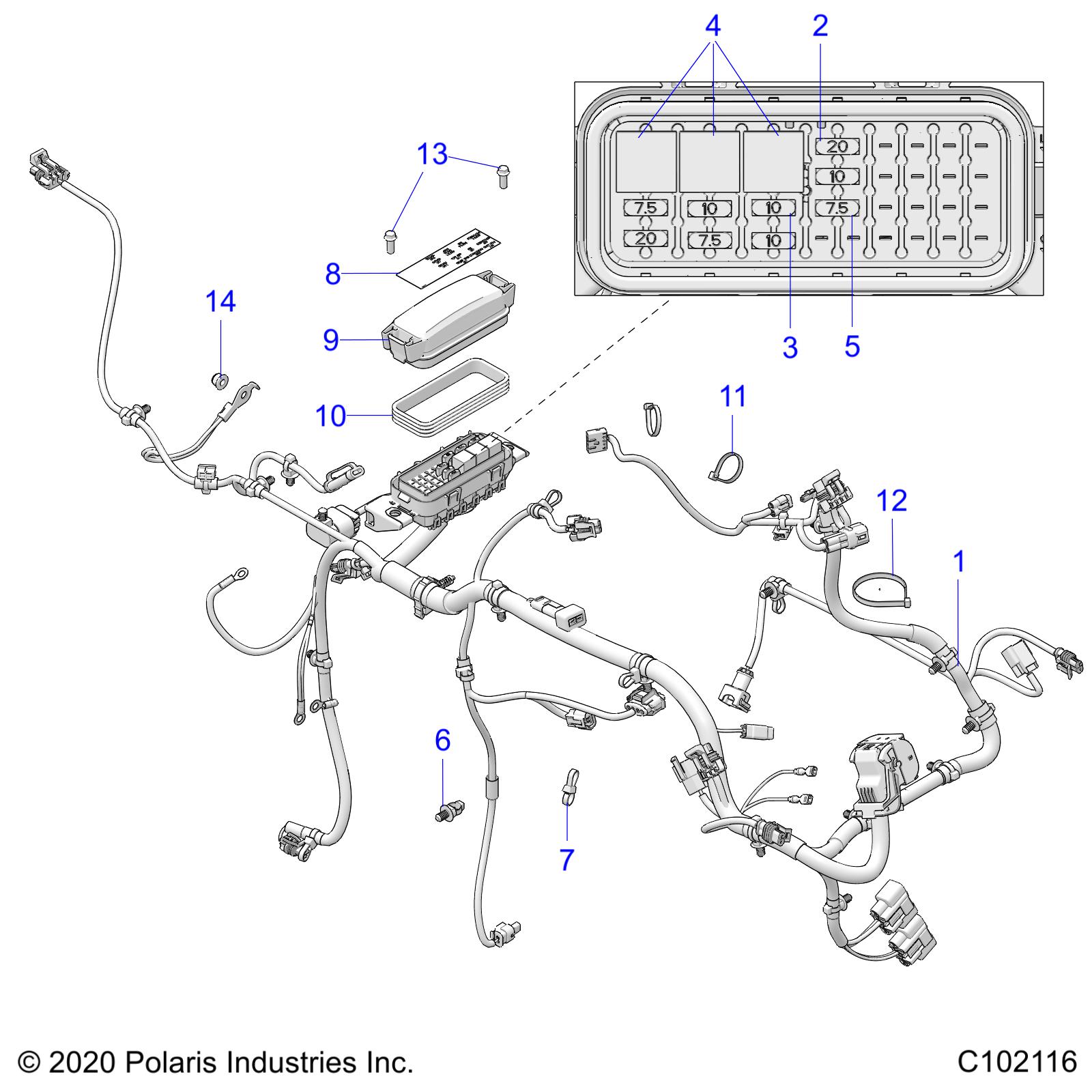 ELECTRICAL, WIRE HARNESS and FUSES - A21HBB07N3/N7 (C102116)