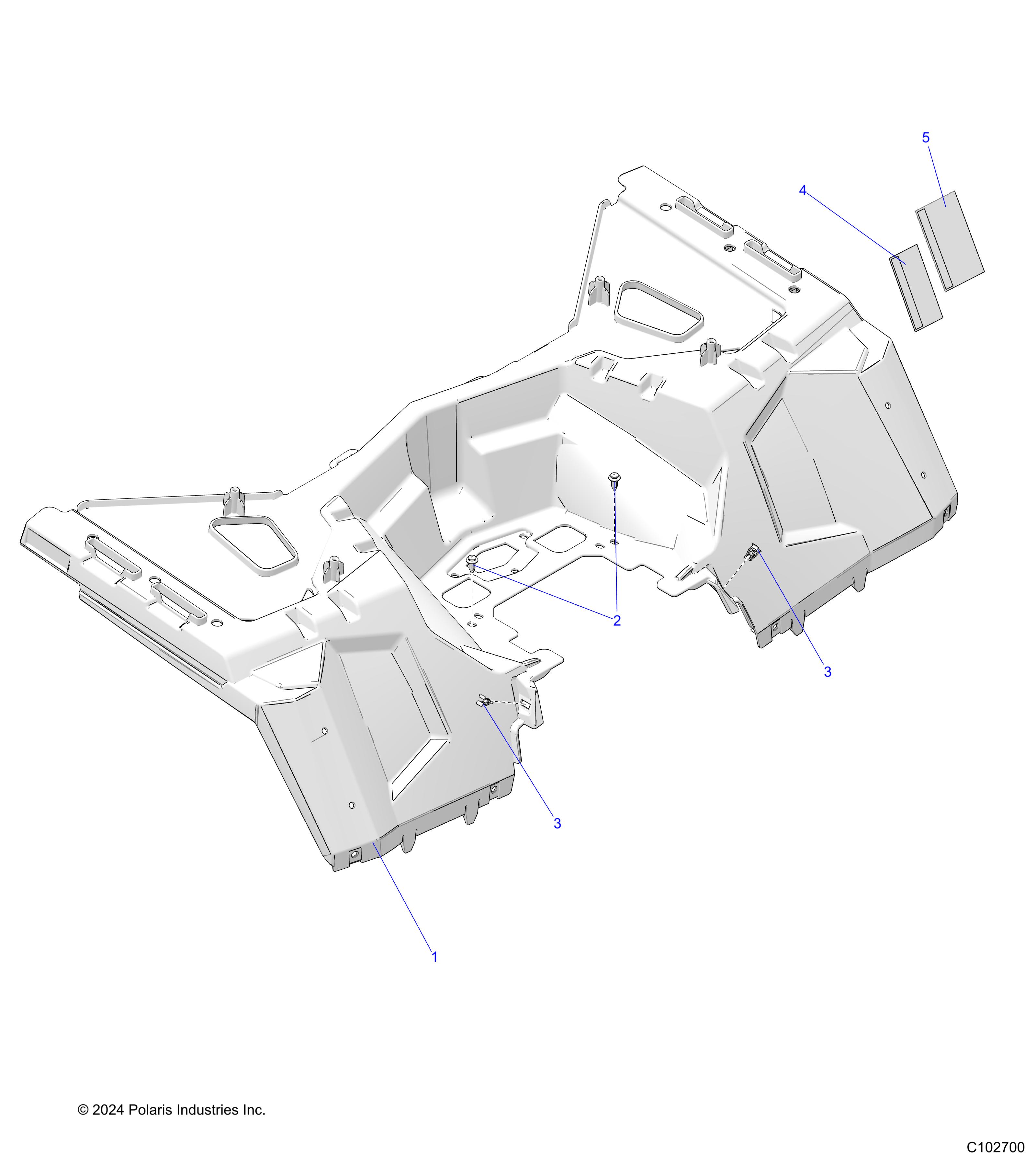 BODY, REAR CAB - A25SXZ85A9/AM/AP (C102700)