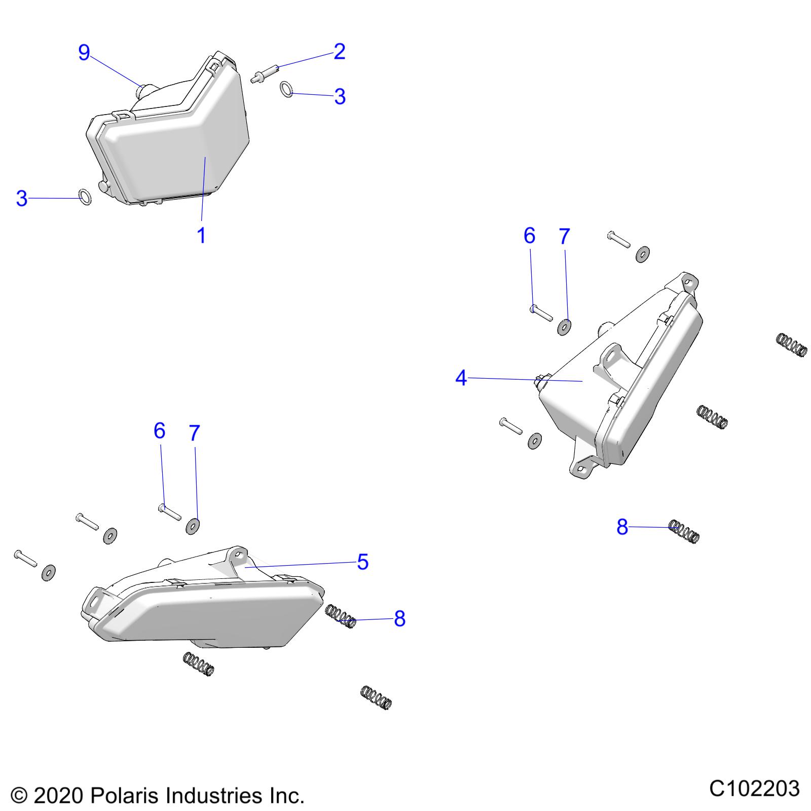 ELECTRICAL, HEADLIGHTS - A25SHY57AL/AN (C102203)