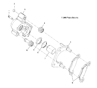 BRAKES, CALIPER, REAR - R24MAA57B1/EB4/B9 (9920406b10)