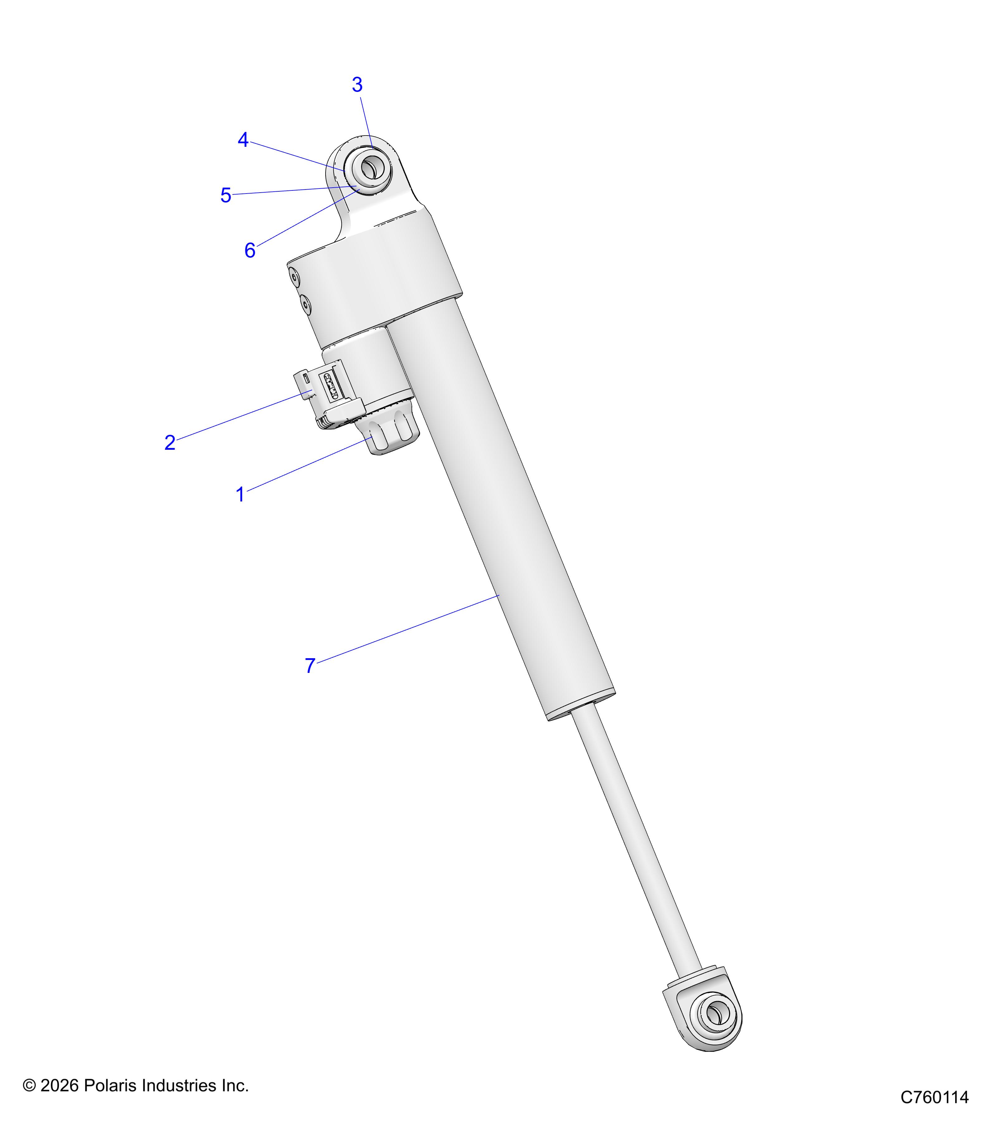 SUSPENSION, REAR SHOCK STABILIZER BAR - Z26RPP2KBL (C760114)