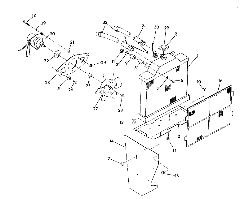 COOLING SYSTEM 350 4X4 / W928139 (4922832283007A)