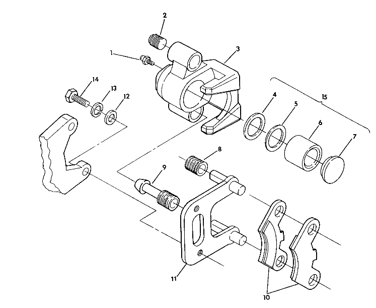 FRONT BRAKE ASSEMBLY 350 4X4 / W928139 (4922832283030A)