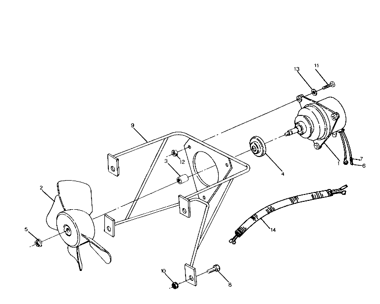 FAN ASSEMBLY 250 6x6 / W928727 (4922842284007A)