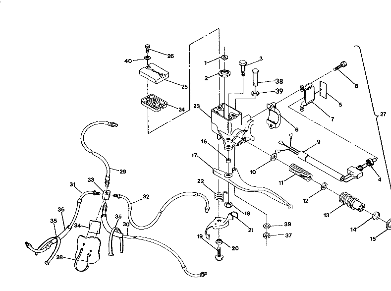 CONTROL ASSEMBLY, LH 250 6x6 / W928727 (4922842284018A)