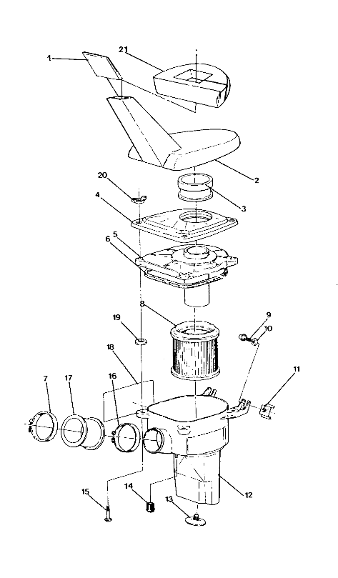 AIR BOX ASSEMBLY 250 6x6 / W928727 (4922842284025A)