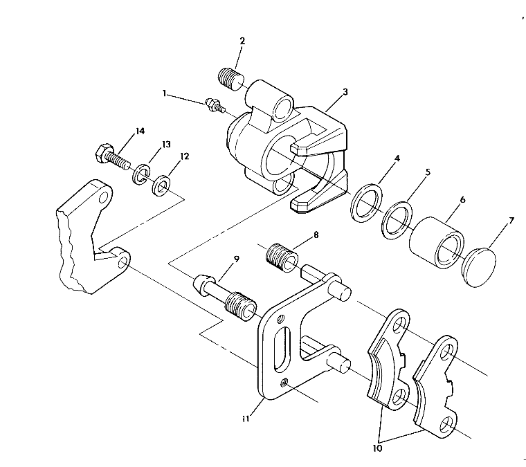 FRONT BRAKE ASSEMBLY 250 6x6 / W928727 (4922842284028A)