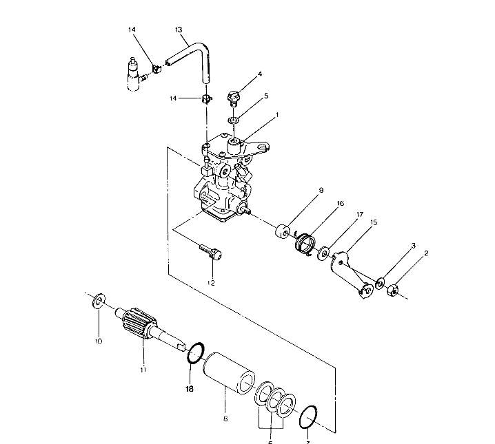 OIL PUMP ASSEMBLY 250 6x6 / W928727 (4922842284045A)