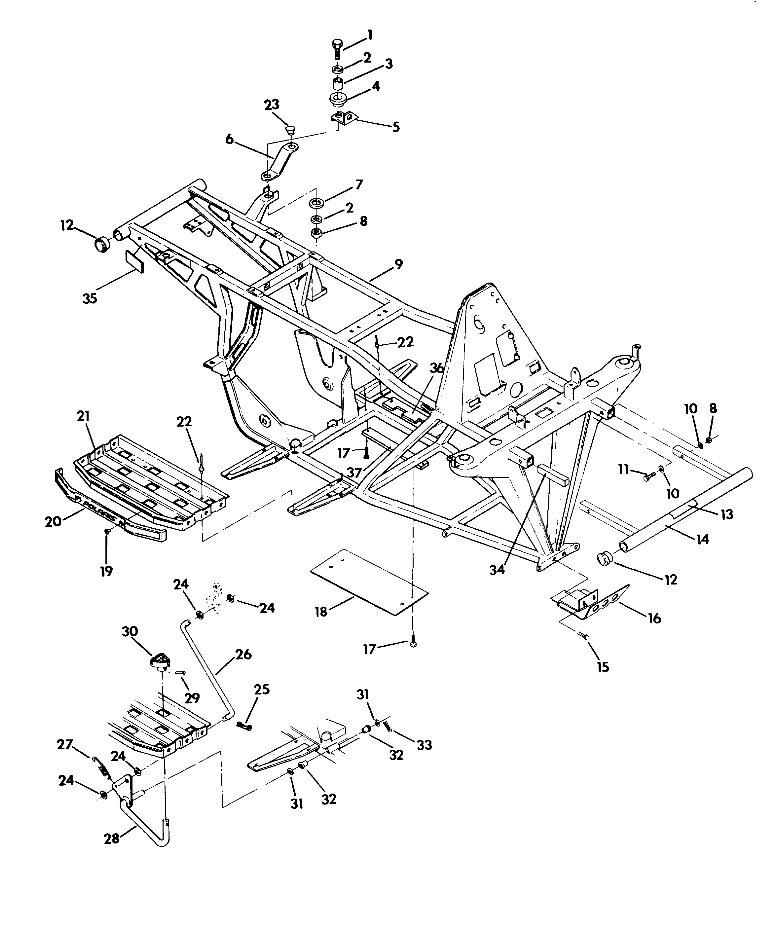 FRAME ASSEMBLY Trail Blazer / W927221 (4922852285003A)