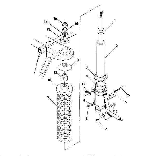 STRUT ASSEMBLY Trail Blazer / W927221 (4922852285008A)