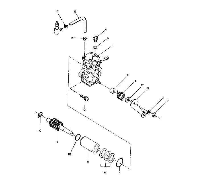 OIL PUMP ASSEMBLY  Trail Blazer / W927221 (4922852285033A)