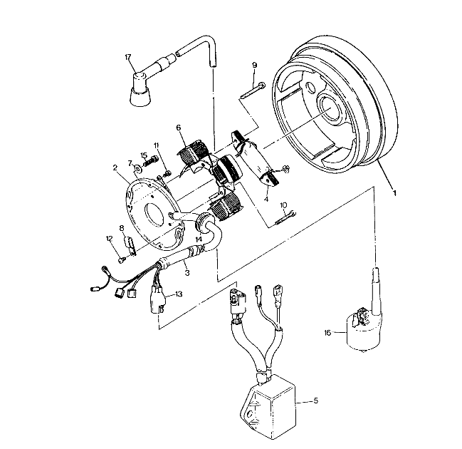 MAGNETO ASSEMBLY Trail Blazer / W927221 (4922852285036A)