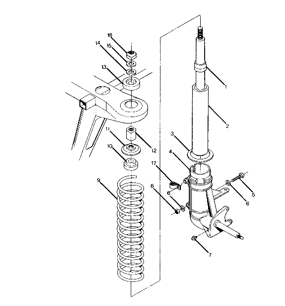 STRUT ASSEMBLY 250 2X4 / W927527 (4922862286008A)