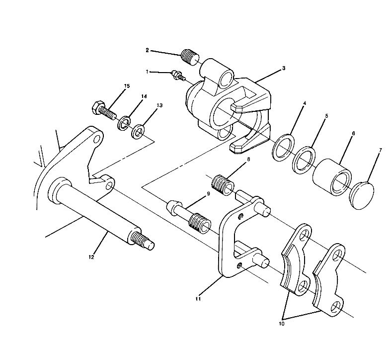 FRONT BRAKE ASSEMBLY 250 2X4 / W927527 (4922862286016A)