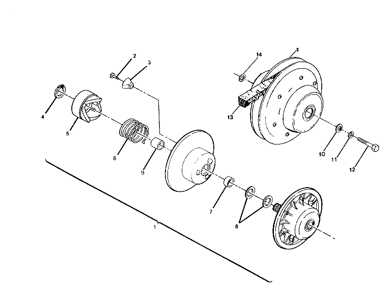 DRIVEN CLUTCH ASSEMBLY 2502X4/W927527 (4922862286024A)