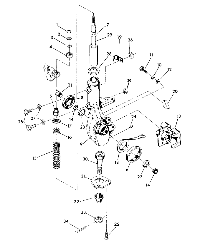 STRUT ASSEMBLY 250 4x4 / W928127 (4922872287B009)