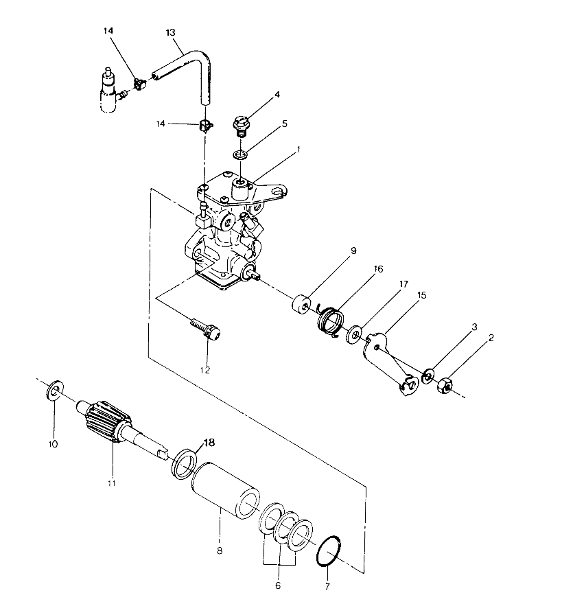 OIL PUMP ASSEMBLY 250 4x4 / W928127 (4922872287D001)