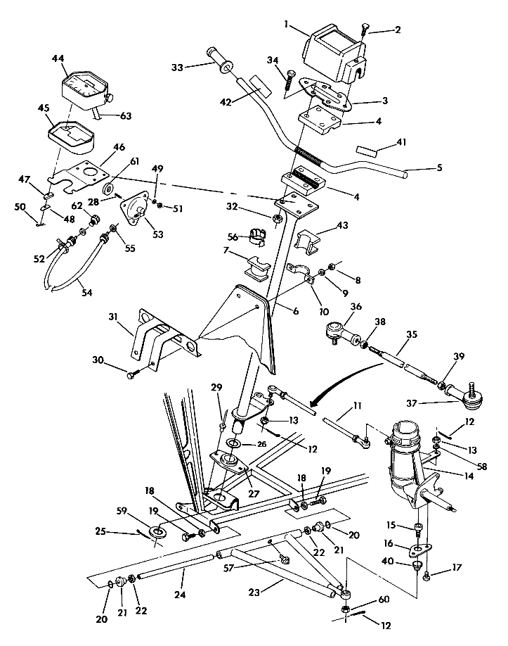 STEERING ASSEMBLY 350 2X4 / W927539 (4922882288011A)