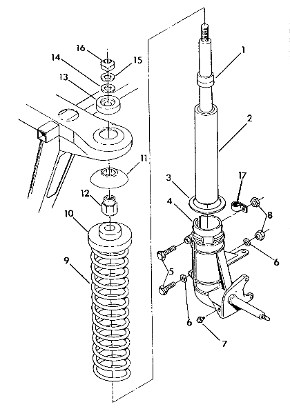 STRUT ASSEMBLY 350 2X4 / W927539 (4922882288016A)