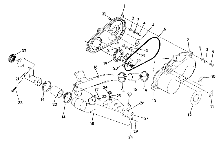 CLUTCH COVER ASSEMBLY 350 2X4 / W927539 (4922882288022A)