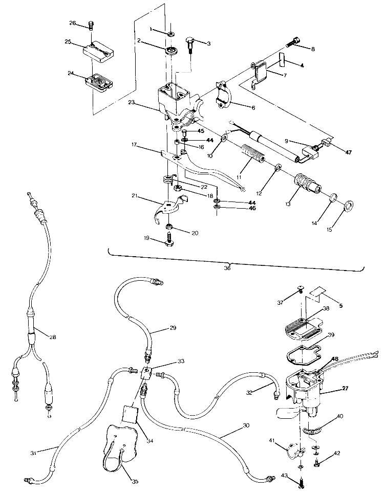 CONTROL ASSEMBLY Trail Boss / W928527 (4922892289013A)