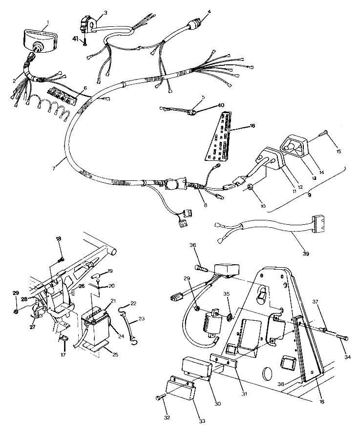 WIRING HARNESS Trail Boss / W928527 (4922892289027A)