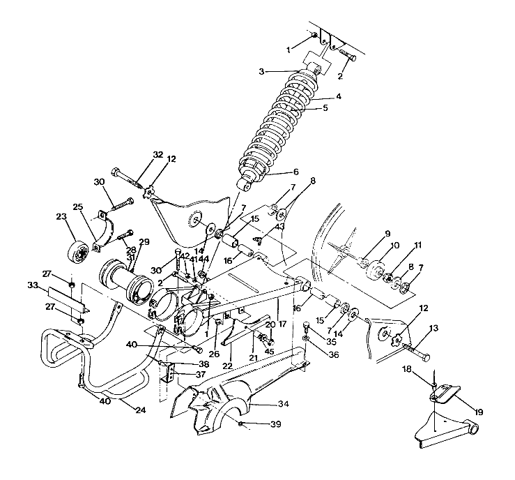 SWING ARM WELDMENT (MIDDLE) 250 4x6 / W928627 (4922902290029A)