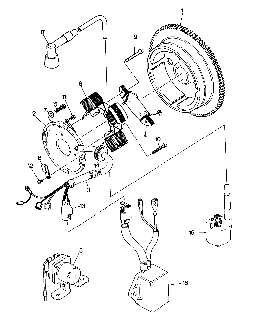 MAGNETO ASSEMBLY 250 4x6 / W928627 (4922902290044A)