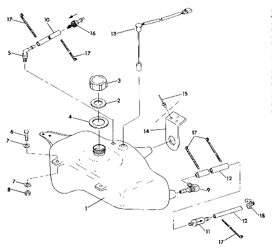 OIL TANK SL 650/B924058 (4922922292008A)