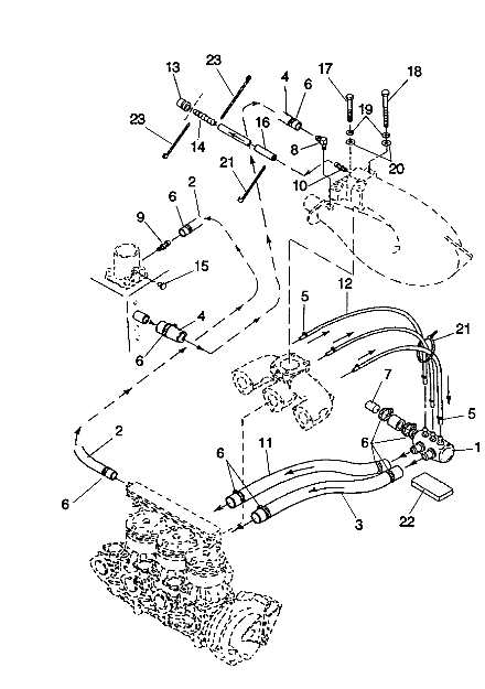 COOLING SYSTEM SL 650/B924058 (4922922292018A)