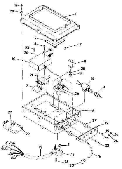 ELECTRICAL BOX SL 650/B924058 (4922922292021A)