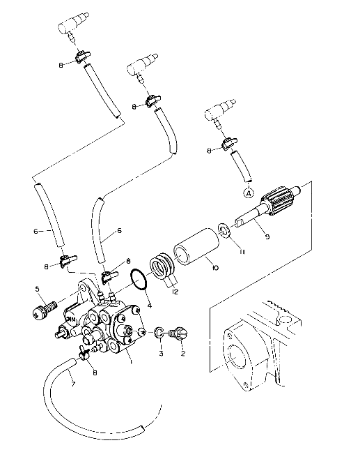 OIL PUMP SL 650/B924058 (4922922292027A)