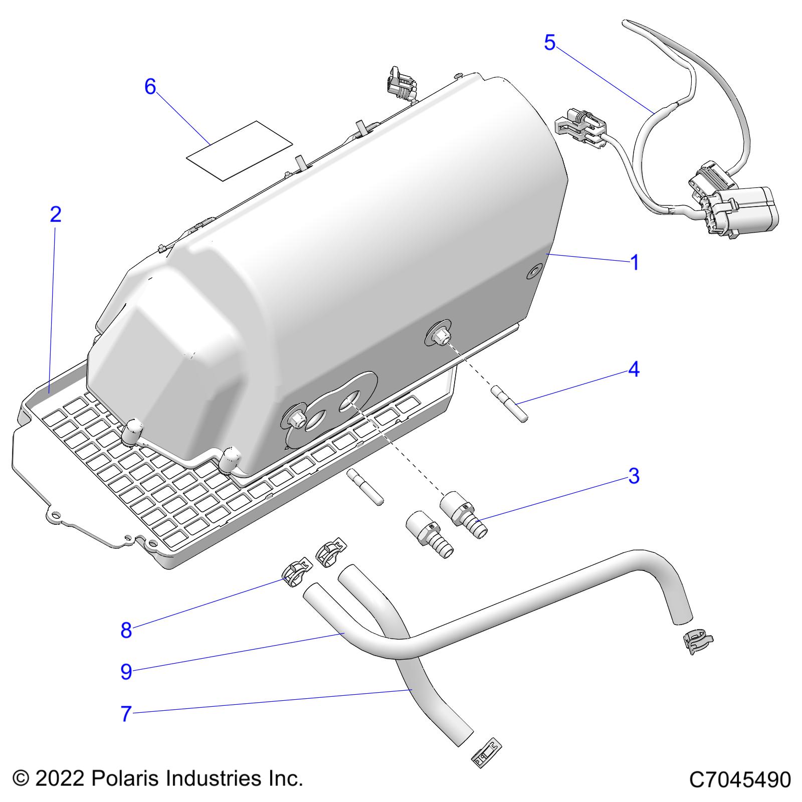 BODY, HEATER ASSEMBLY - R25RRSD4CK (C7045490)