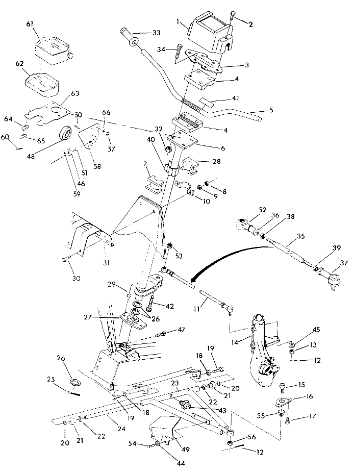 STEERING ASSEMBLY Norwegian 6X6 (4923742374017A)