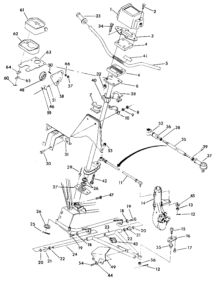 STEERING ASSEMBLY Swedish 6X6 (4923752375017A)