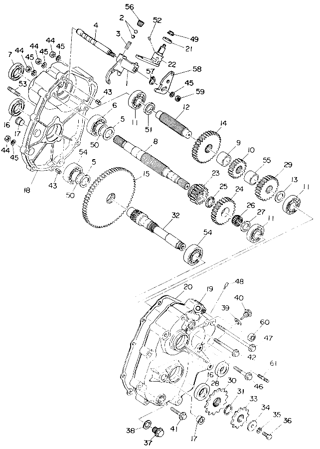 GEARCASE ASSEMBLY Swedish 6X6 (4923752375035A)