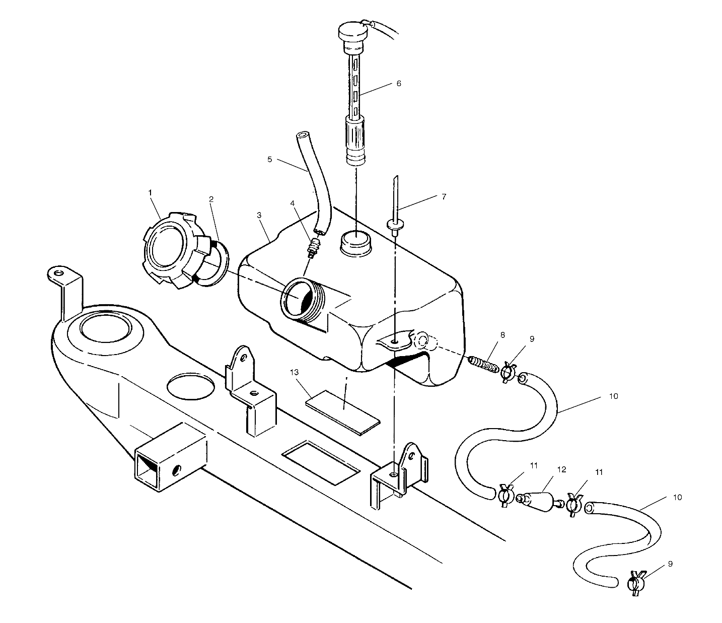 OIL TANK ASSEMBLY - W937527 (4924022402a012)