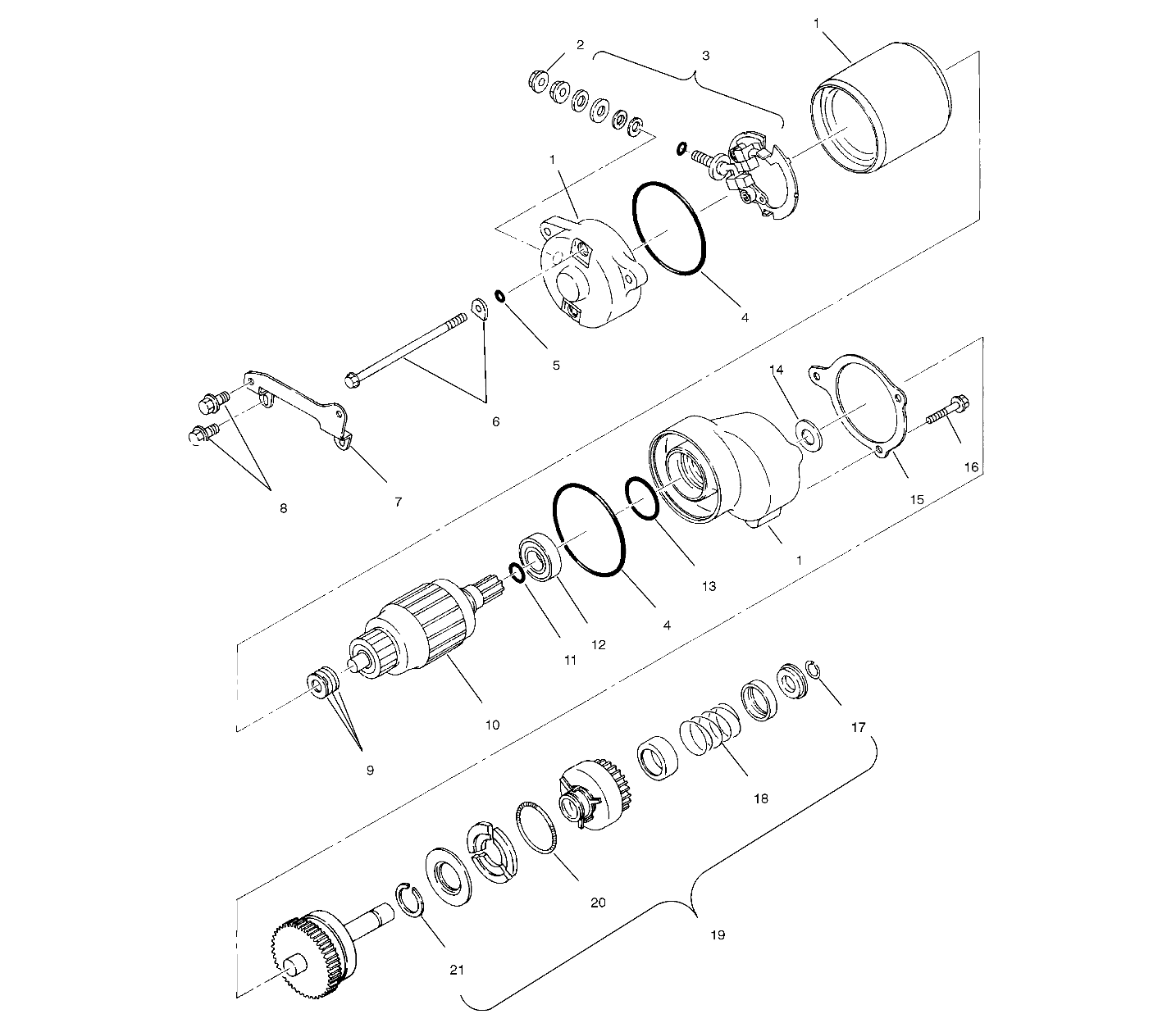 STARTING MOTOR - W937527 (4924022402c013)