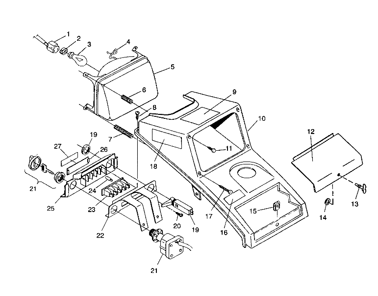 HEADLIGHT ASSEMBLY 2X4 350L W937539 (4924032403009A)