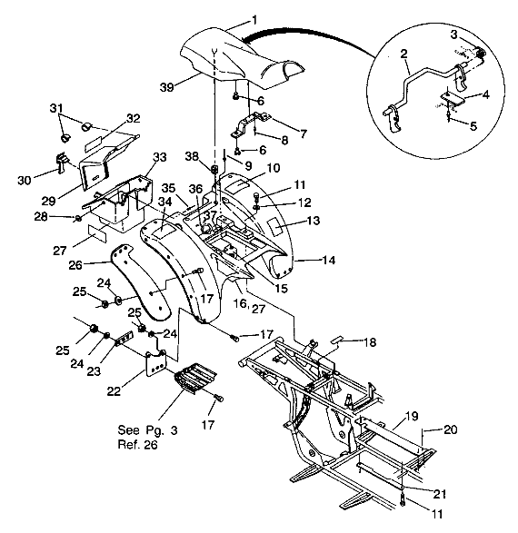 REAR CAB ASSEMBLY 4X4 250 W938127 (4924042404002A)