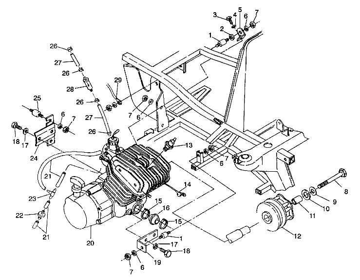 ENGINE MOUNTING - W937527 (4924042404004A)