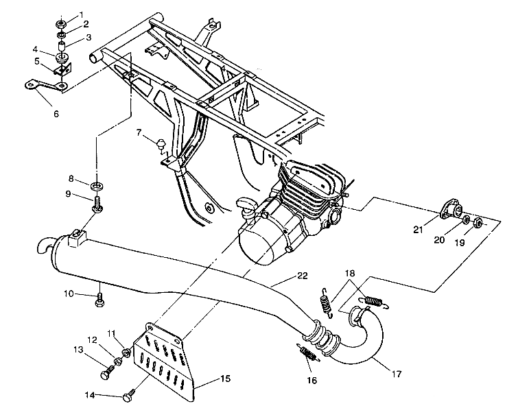 EXHAUST SYSTEM - W937527 (4924042404005A)